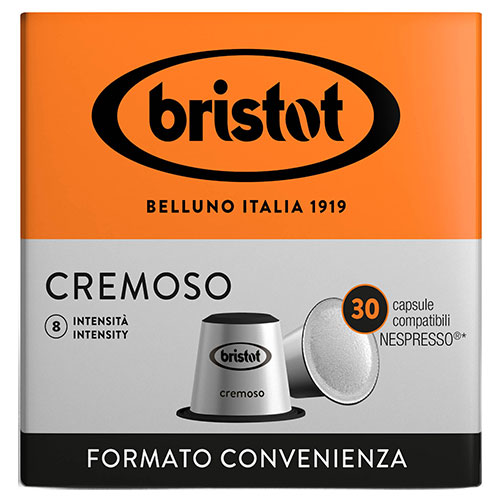 Bristot Cremoso Nespresso Capsules 30 stuks