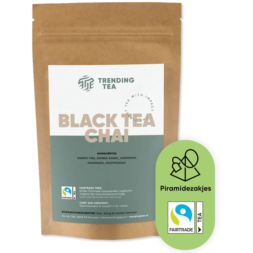 TrendingTea Black Tea Chai piramidezakjes 100st
