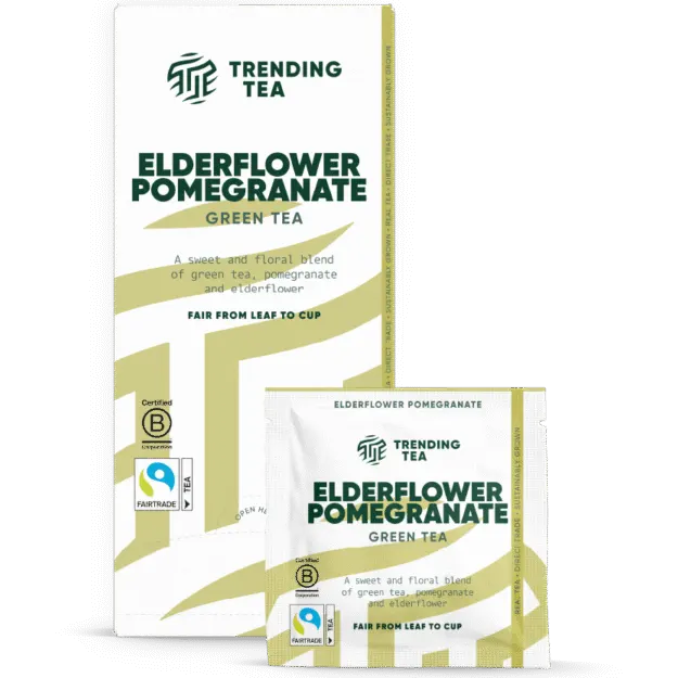 TrendingTea Elderflower Pomegranate Sachets 25st