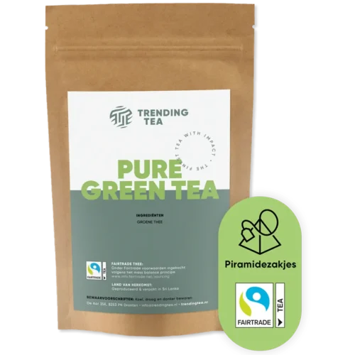 TrendingTea Pure Green Tea piramidezakjes 100st